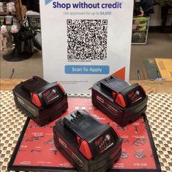 Milwaukee M18 5.0 Ah XC Extended Capacity Battery $100 EACH 
