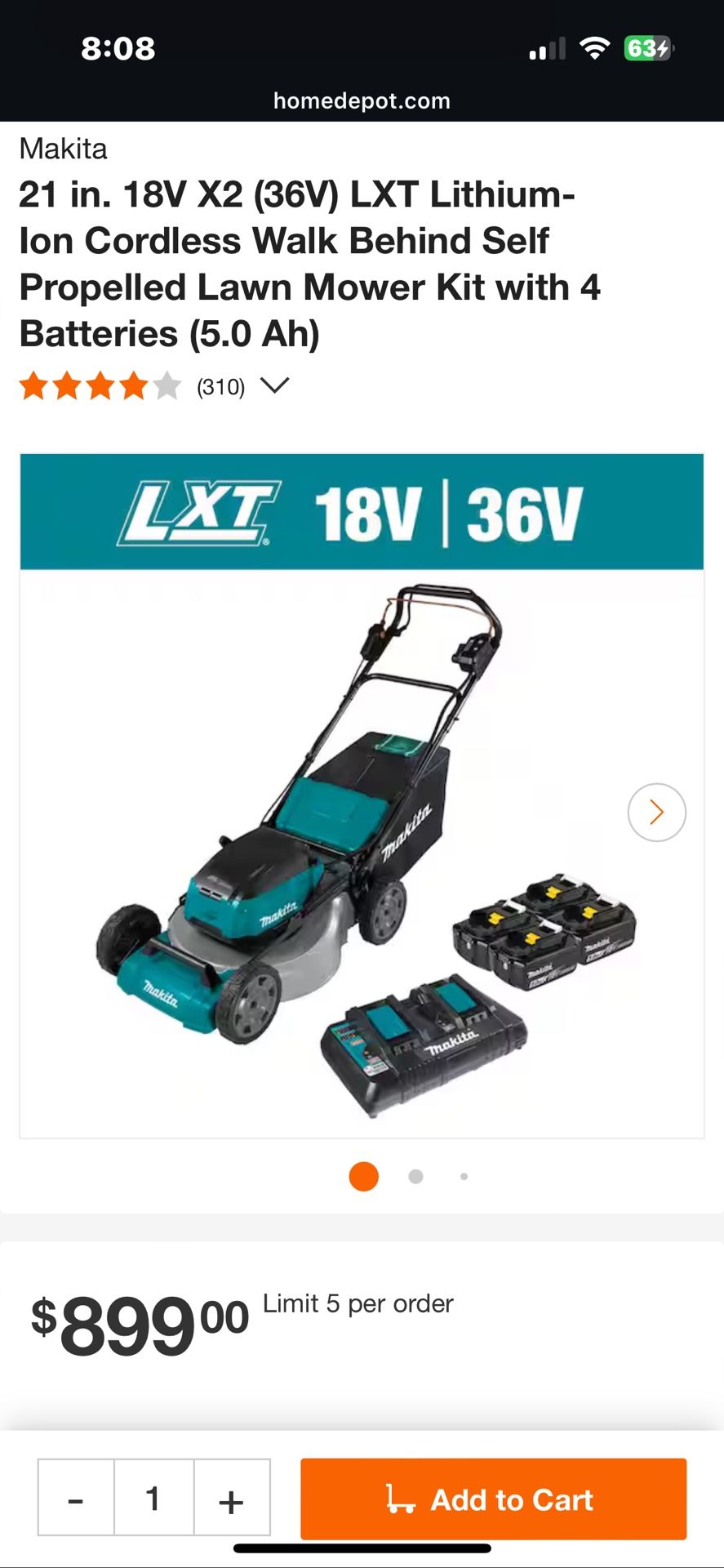 Makita Lawnmower | Weed Eater | Leaf Blower. Battery Powered