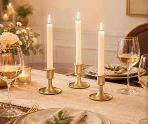 Gold Candle Holders Set of 36