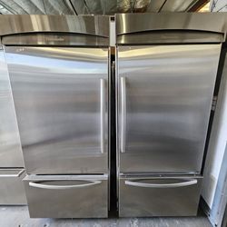 72" THERMADOR BUILT IN BOTTOM FREEZER STAINLESS STEEL 