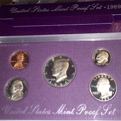 $15 Each 3 for $40 US Mint Proof Set Coins Collection Kennedy Half Dollar Many Years 1970’s 1980’s 1990’s 