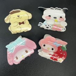 Hello Kitty Hairclips 