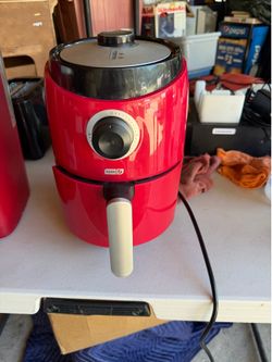 Red smaller air fryer $25