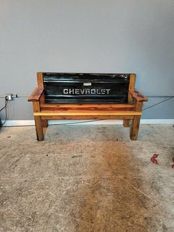 Custom Chevy Tailgate Bench