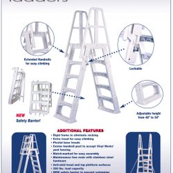 Heavy Duty A-Frame Pool Ladder