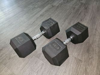 50lb Hex Dumbbell Set
