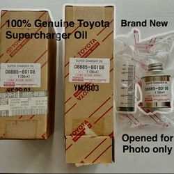 Genuine Toyota Supercharger Oil $45 each
