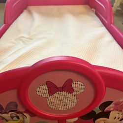 Mini mouse toddler bed and Crib 