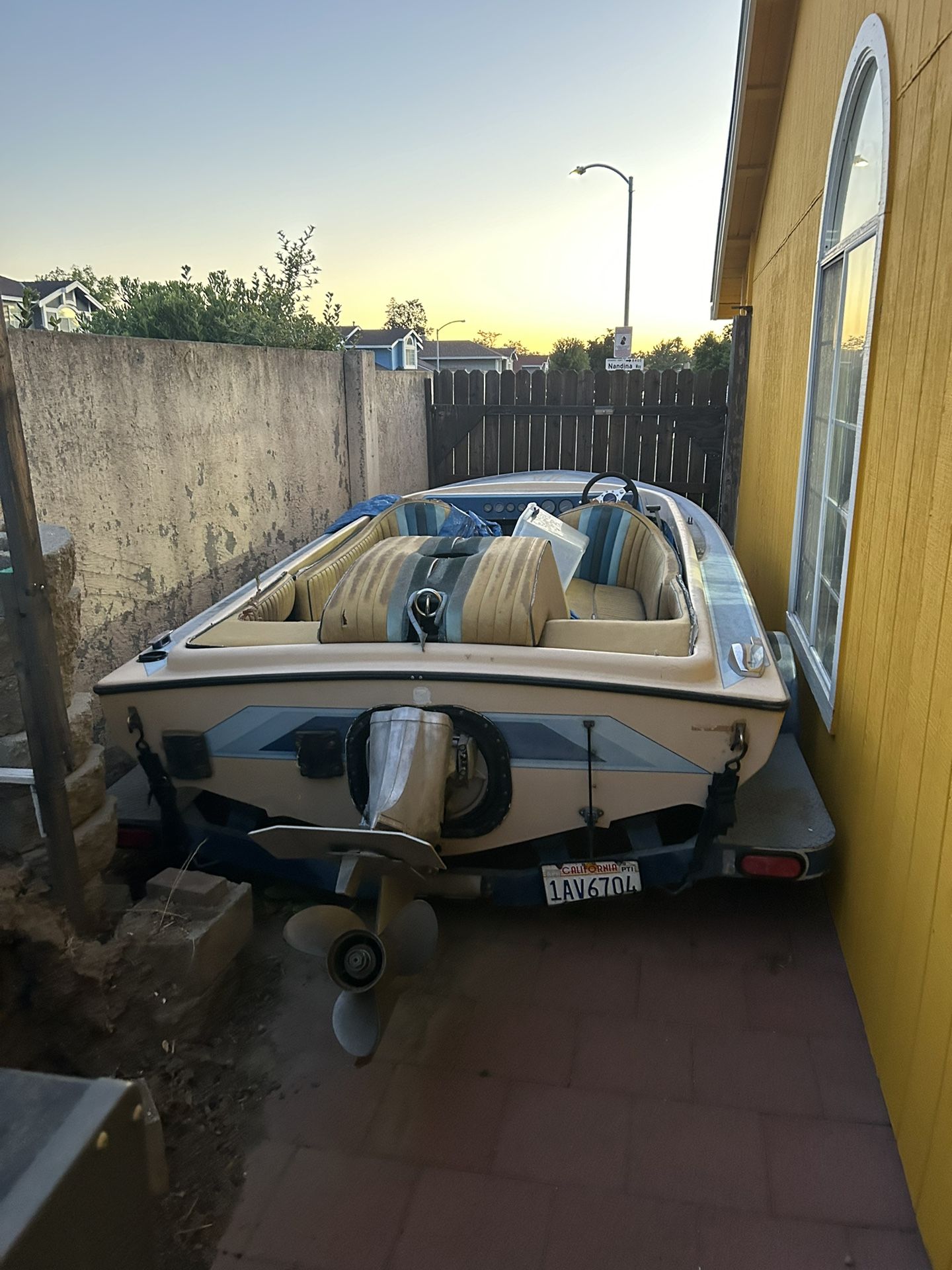 Malibu Ski Boat And Trailer