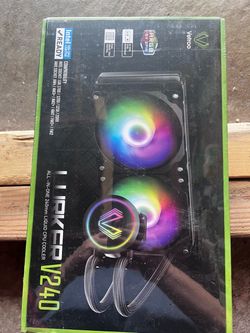 240 AIO Liquid CPU Cooler, ARGB AMD AM5/AM4 & Intel LGA1851/1700 Support Cooler, 240mm