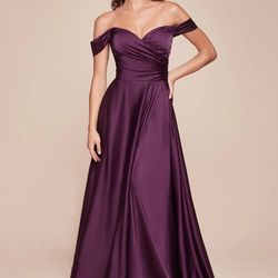 Plum Prom dress