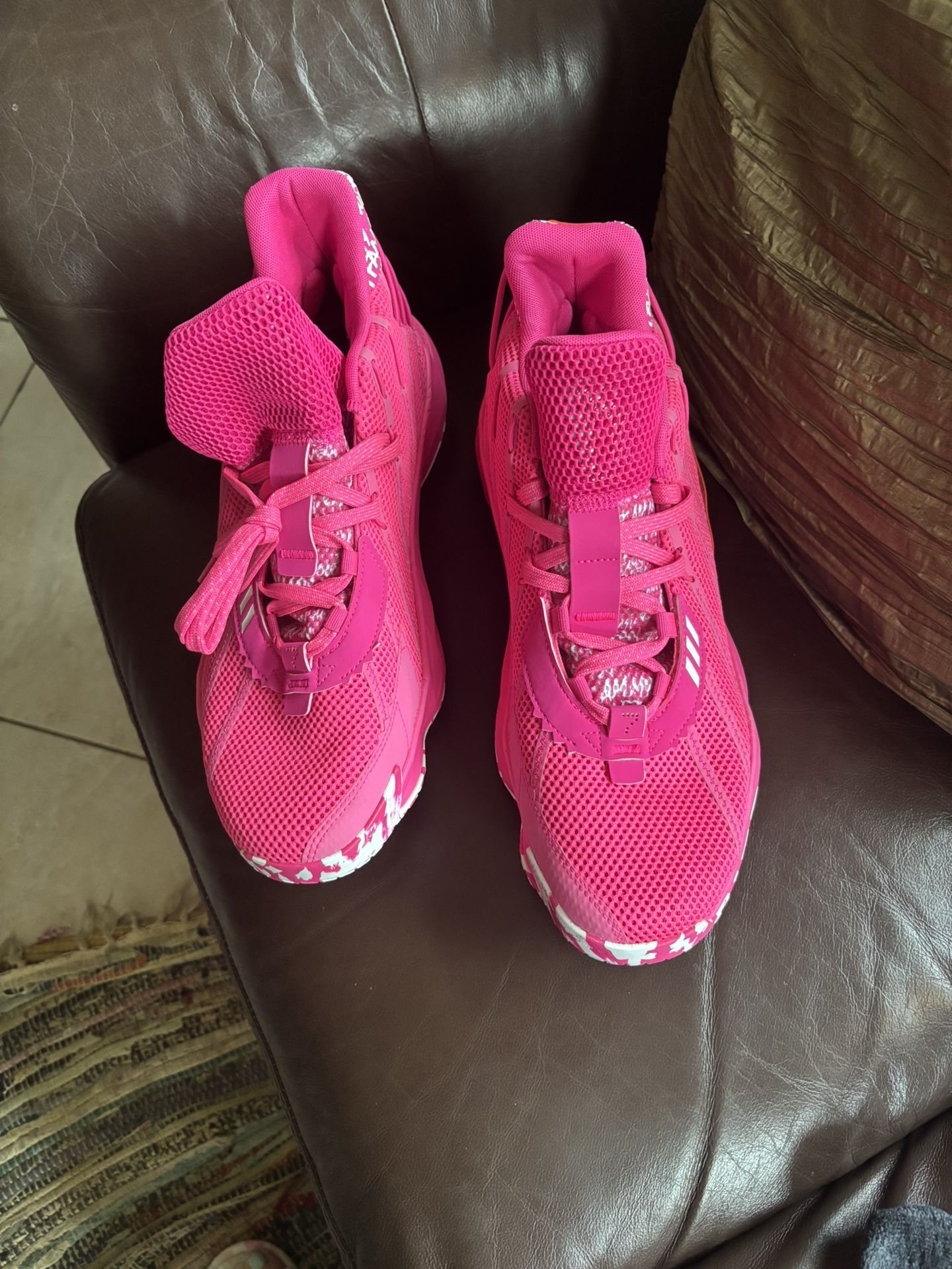 Adidas Dame Sneakers; I Am My Own Fan Team Shock Pink' Size