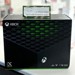 Microsoft Xbox Series X Gaming Console 1TB New - Pay $1 To Take It Home Today and pay the rest later.