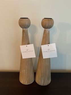 Taper Candle Holders (11.5” tall), Price for Both