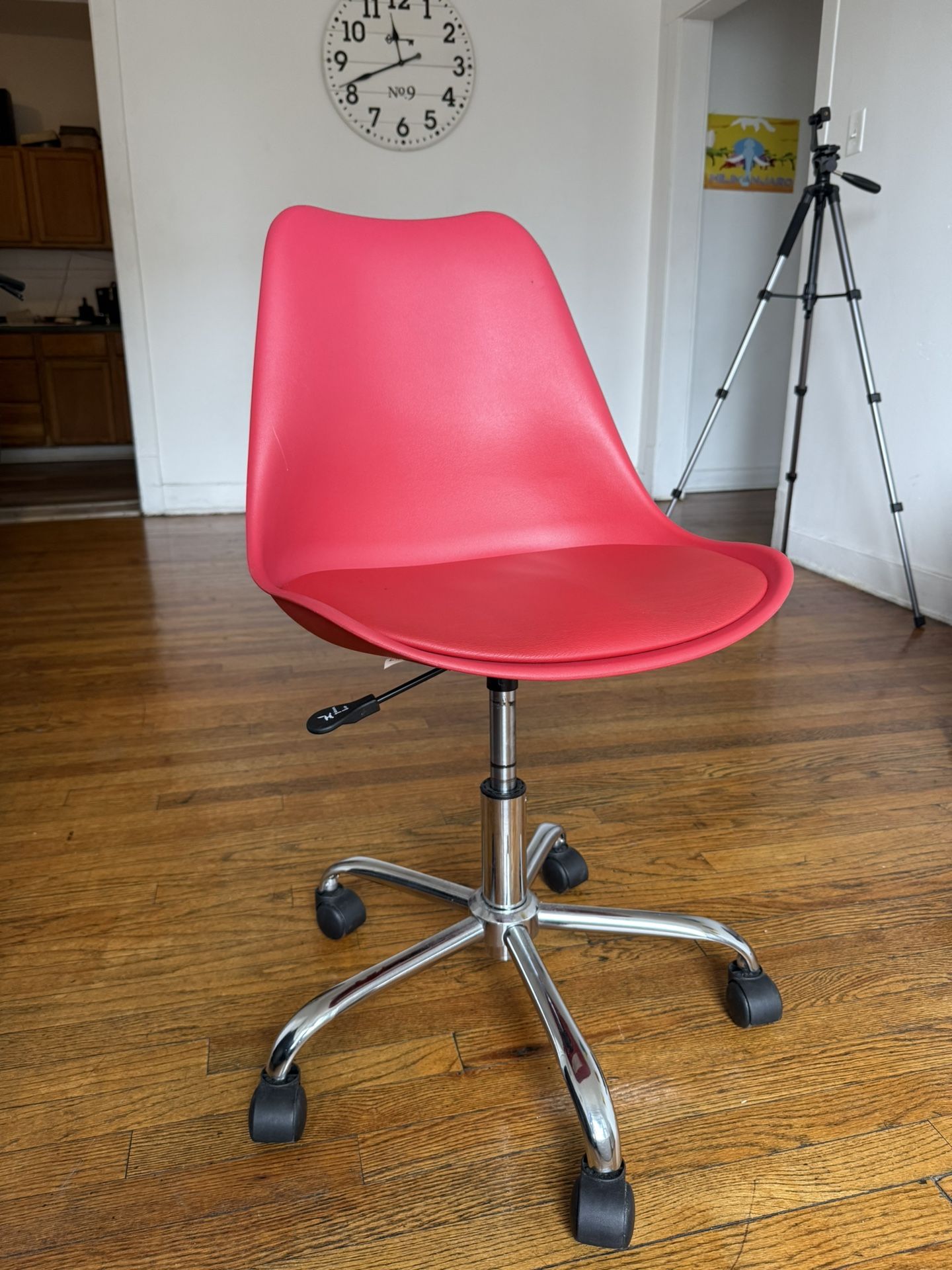 Adjustable Red Office Chair