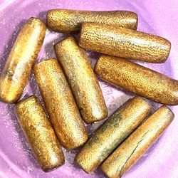 30mm Golden Brown CORAL Beads
