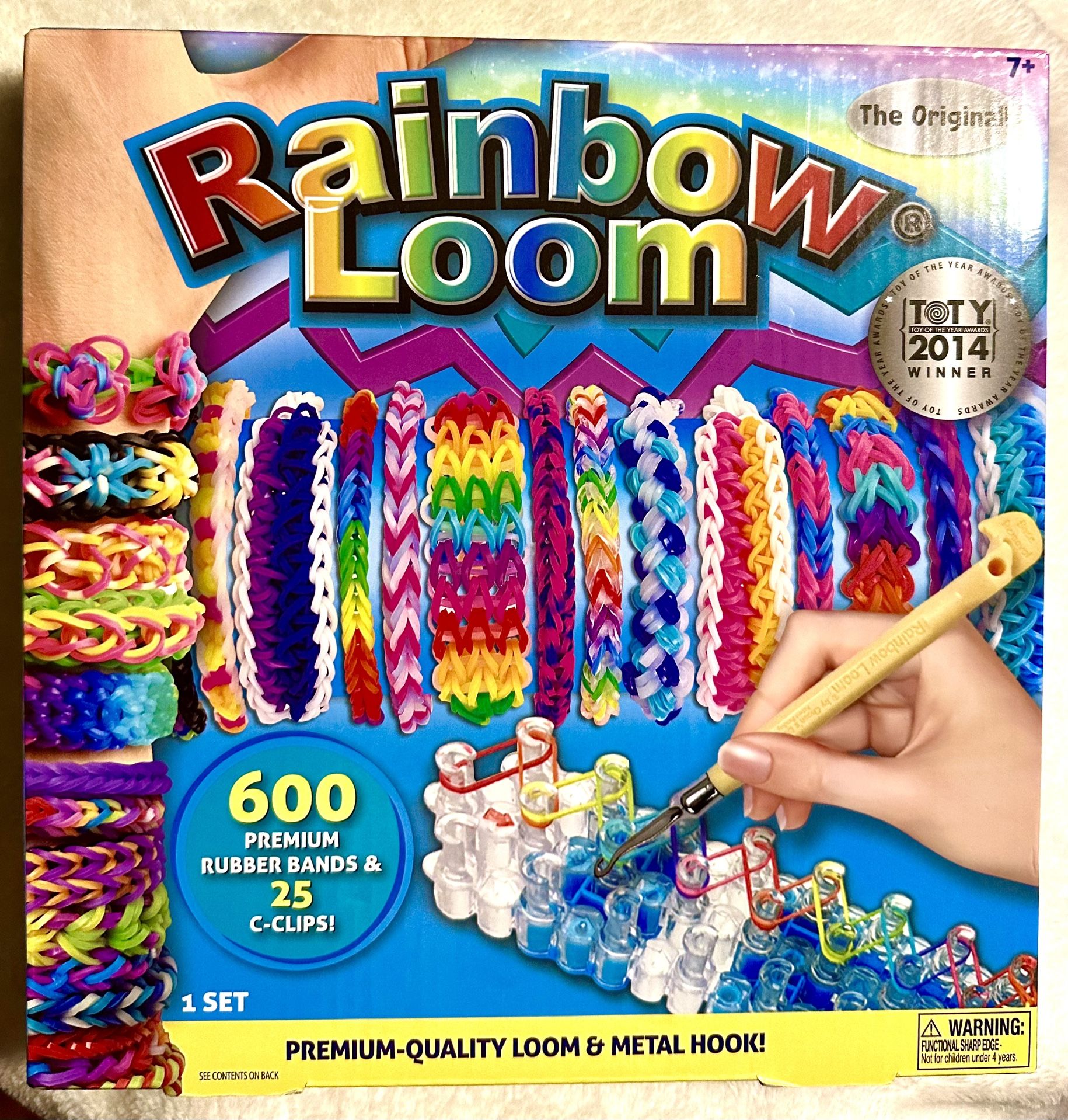 New. In orginal packaging, never opened. Rainbow Loom Bracelet-Making Kit
