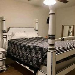 Queen Bed Wood Frame