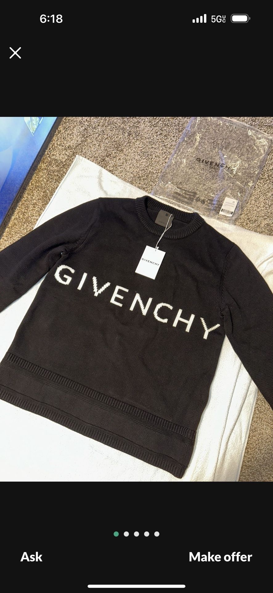 Givenchy Sweater Used