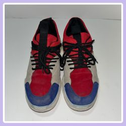 Color Block Wedge Sneakers