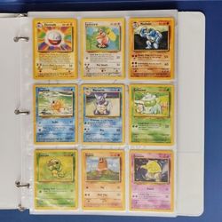 Base Set Pokémon Cards Lot (34)