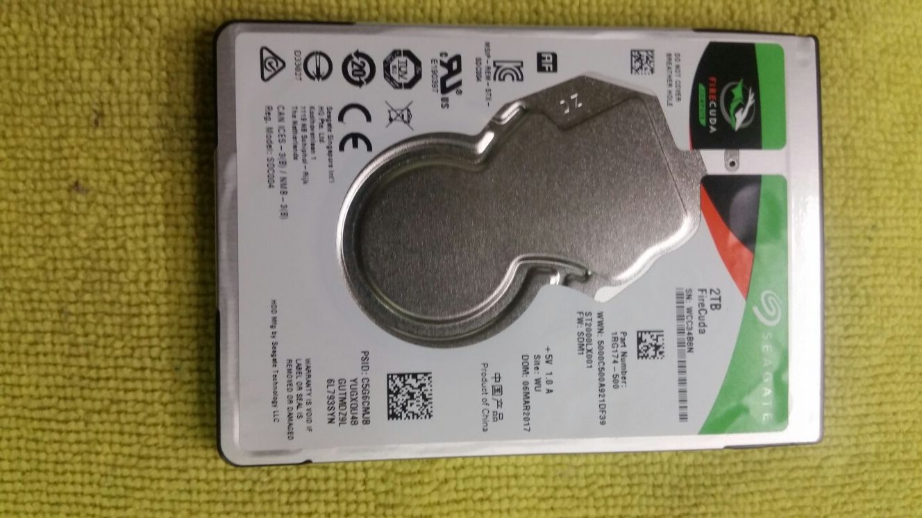 2TB 2.5 hard drive