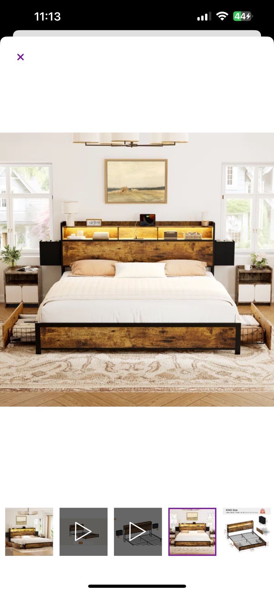 King Size Bed Frame