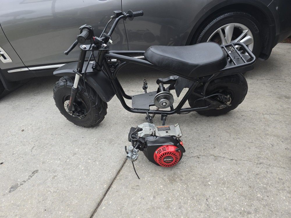 MEGA GHOST MINI BIKE AND ENGINE