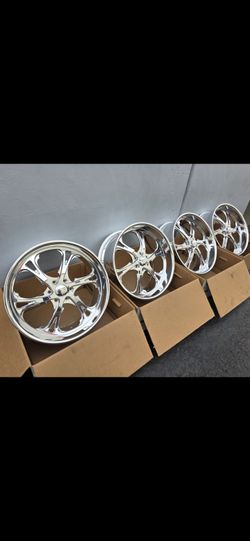 24" US MAG billets 24x9/ 24x10" chrome polished