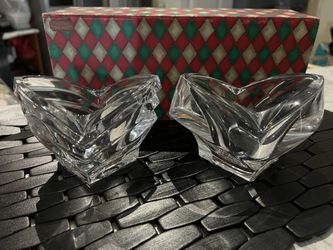 Mikasa Crystal Votive Holders