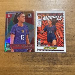 ALEX MORGAN 2 CARD LOT 