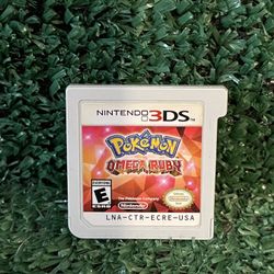 Pokémon Omega Ruby (Nintendo 3Ds 2019,) Cart Only .