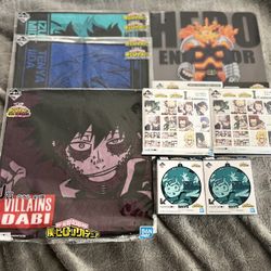 MHA Towels, Keychains, and more