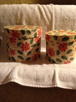 Poinsettia Cardboard Boxes