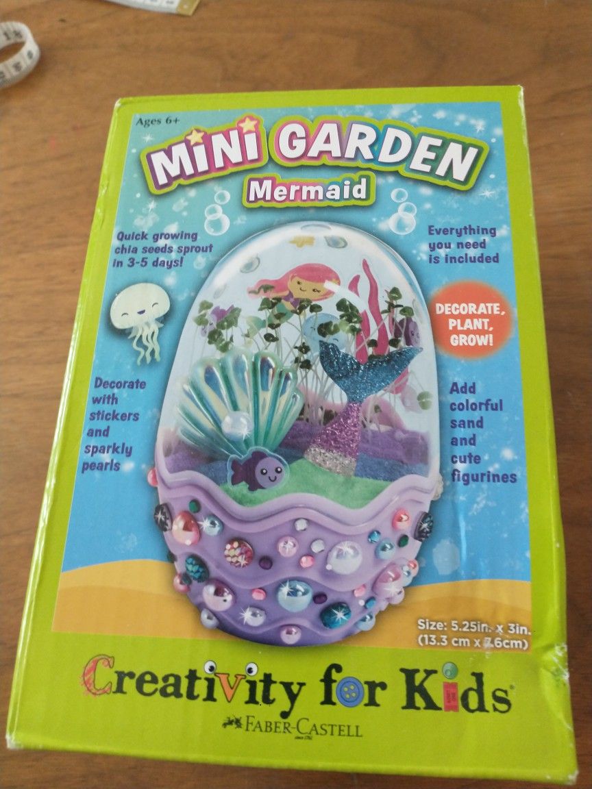 New creativity for kids mini mermaid garden