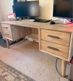 Large Solid Wood Desk