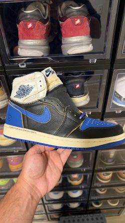 Air Jordan 1 High Fragment x Union Royal Sz 9