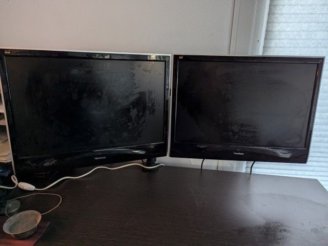 ViewSonic 22 in Dual Monitors 
