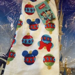 Disney Holiday Time White Kitchen Towel
