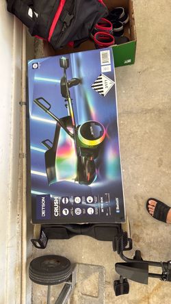 Jetson Crush Hoverboard with Kart Seat
