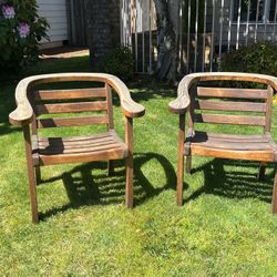 Rustic Clear Cedar Dining Chairs