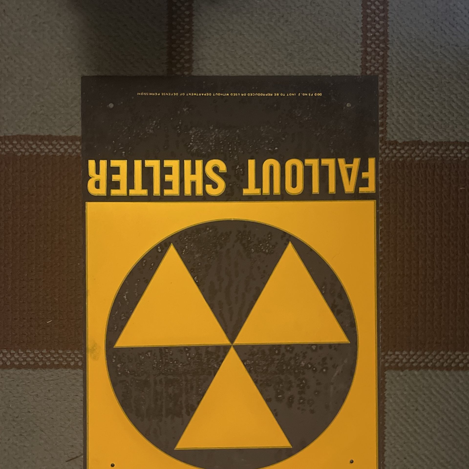 Real Fallout Shelter Signs (Brand New)