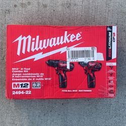 M12 Milwaukee 2-tool Combo Kit 