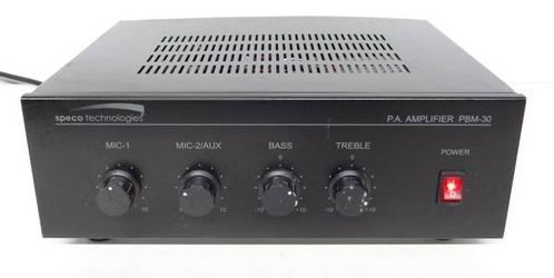 Speco PBM30 30W RMS (PA) Public Address Amplifier 
