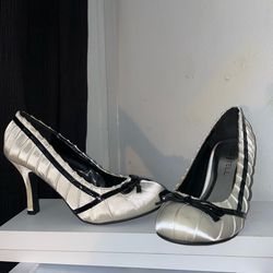 Satin heels