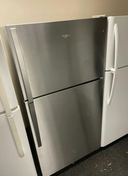 Whirlpool Top Mount Stainless Steel Fridge