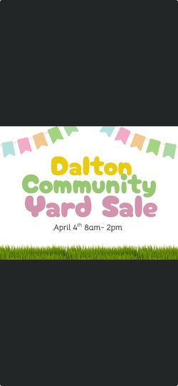 Community yard sale