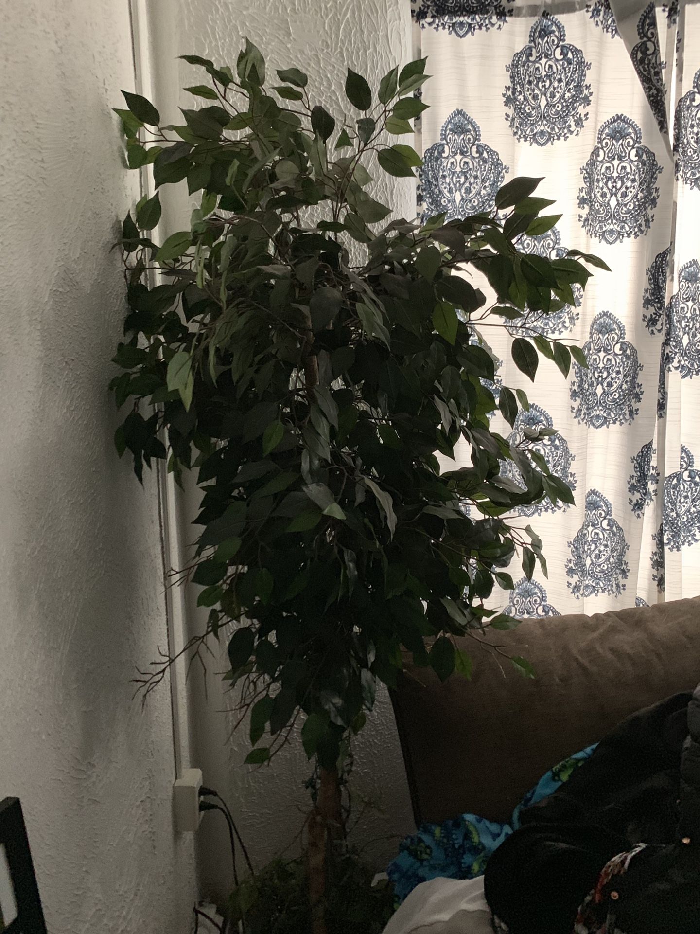 Fake indoor plant with lights