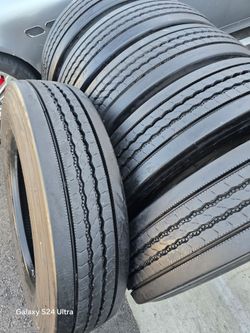 6 Used Tires 245 75r22.5  134/131L Toyo M154
 LR G , DOT 2019 $650.00