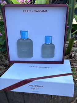 Dolce gabbana light blue set EDT 3.3oz for men
